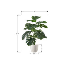 Load image into Gallery viewer, Artificial Monstera Plant
