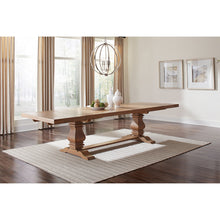 Load image into Gallery viewer, Allende - Extension Dining Table With Double Pedestal Base - Honey
