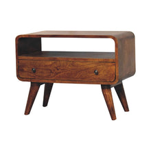 Load image into Gallery viewer, Mini Curved Media Unit - Chestnut
