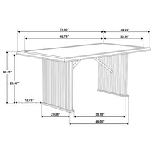 Load image into Gallery viewer, Wawona - Rectangular Dining Table - Brown
