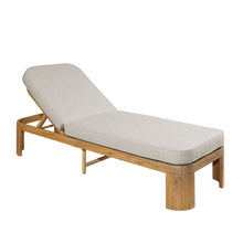 Load image into Gallery viewer, Outdoor Chaise Lounge With Cushion, 5 Position Adjustable Backrest
