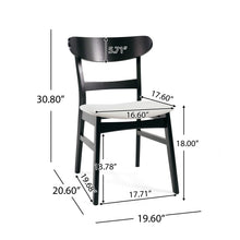 Load image into Gallery viewer, 5 Piece Dining Set With Table And 4 Upholstered Chairs
