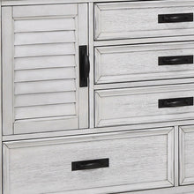 Load image into Gallery viewer, Lockeford - 5 Drawer Dresser With Side Cabinets - White
