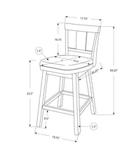 Load image into Gallery viewer, Swivel Bar Stool Counter Height, Transitional (Set of 2)
