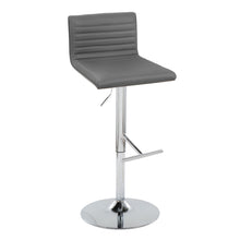 Load image into Gallery viewer, Mason - Contemporary Adjustable Barstool &amp; Swivel With Straight T Footrest (Set of 2)
