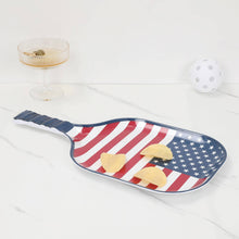 Load image into Gallery viewer, Supreme Housewares - American Flag 15 3/4" Melamine Paddle Tray
