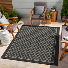 Load image into Gallery viewer, Sunshine - 5'3" X 7'3" Indoor, Outdoor Polypropylene Area Rug - Anthracite
