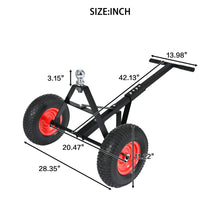 Load image into Gallery viewer, Heavy Duty Trailer Dolly With 2" Ball 1000 Lb Capacity For Easy Mobility - Black
