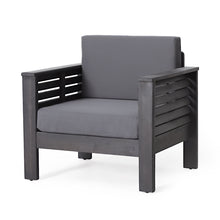 Load image into Gallery viewer, Slat Design Club Chairs With Cushions

