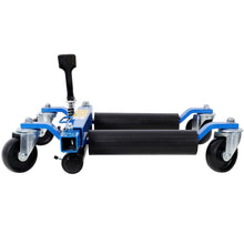 Load image into Gallery viewer, Hydraulic Car Wheel Dolly (Set of 2) With Foot Pedal Lift, 1, 500Lbs Capacity - Black / Blue
