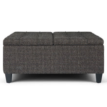 Load image into Gallery viewer, Harrison - Upholstered Coffee Table Storage Ottoman
