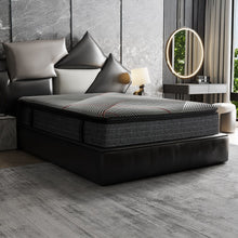 Load image into Gallery viewer, 15" Euro Top Gel Memory Foam Hybrid Mattress With Pocket Coils, Cooling &amp; Edge Support - Black - Queen
