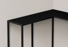 Load image into Gallery viewer, Corner Accent Console Table For Entryway, Contemporary &amp; Modern - Black

