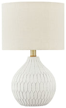 Load image into Gallery viewer, Wardmont - Ceramic Table Lamp  - White
