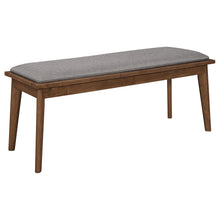 Load image into Gallery viewer, Upholstered Dining Bench - Brown / Gray
