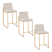 Load image into Gallery viewer, Fuji - Contemporary High Back Stylish Counter Stool

