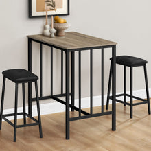 Load image into Gallery viewer, 3 Pieces Dining Set, Counter Height, Rectangular, Small, Contemporary &amp; Modern
