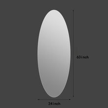 Load image into Gallery viewer, Modern Oval Full Length Wall Mirror
