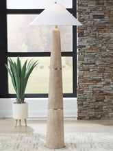 Load image into Gallery viewer, Gasparleigh - Poly Floor Lamp - Brown / Gold Finish
