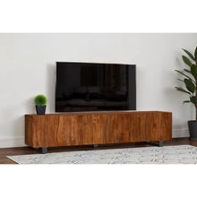 Load image into Gallery viewer, Harper - TV Stand Media Console With Curved Doors - Brown
