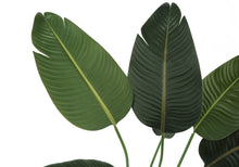 Load image into Gallery viewer, 44" Tall, Artificial Plant, Bird Of Paradise Tree, Indoor, Faux, Fake, Floor, Greenery, Potted, Decorative - Green / Black
