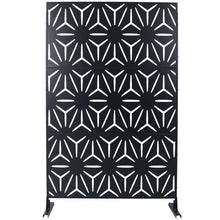 Load image into Gallery viewer, Outdoor &amp; Indoor Metal Privacy Screen, Freestanding Decorative Panels
