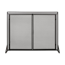 Load image into Gallery viewer, Samantha - Iron Fireplace Screen 2 Door Design
