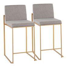 Load image into Gallery viewer, Fuji - Contemporary High Back Stylish Counter Stool
