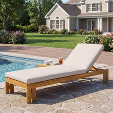 Load image into Gallery viewer, Outdoor Chaise Lounge With 5 Position Adjustable Backrest
