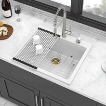 Load image into Gallery viewer, Quartz Kitchen Sink, Granite Composite, Drop In Sink With Durable Design
