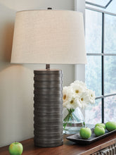 Load image into Gallery viewer, Neilett - Poly Table Lamp (Set of 2) - Antique Brown
