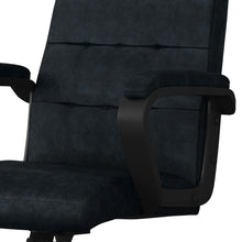 Load image into Gallery viewer, Brewer - Swivel Office Chair - Distressed Blue

