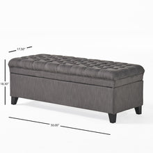 Load image into Gallery viewer, Juliana - Storage Ottoman With Birch Legs
