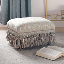 Load image into Gallery viewer, Fiona - Handcrafted Accent Footstool Ottoman

