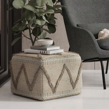 Load image into Gallery viewer, Sweeney - Upholstered Square Pouf
