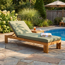 Load image into Gallery viewer, Outdoor Chaise Lounge With 5 Position Adjustable Backrest
