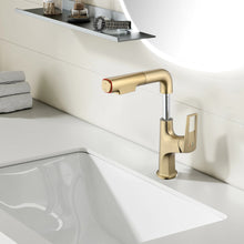 Load image into Gallery viewer, Pull Down Vessel Faucet With Lift Spout &amp; Dual Spray Modes
