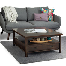 Load image into Gallery viewer, Warm Shaker - Square Coffee Table - Tobacco Brown
