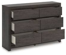 Load image into Gallery viewer, Fraluna - Six Drawer Dresser - Charcoal
