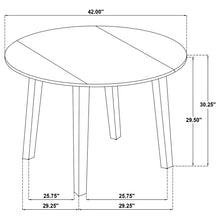 Load image into Gallery viewer, Verety - 5 Piece Round Dining Set With Chairs - Dark Brown
