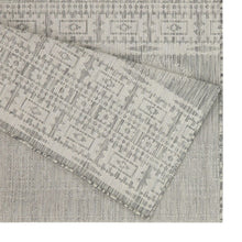 Load image into Gallery viewer, Sunshine - 5'3" X 7'3" Indoor, Outdoor Area Rug Polypropylene - Silver
