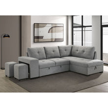 Load image into Gallery viewer, Atkinson - Sleeper Sectional Sofa With Lift Top Chaise - Gray

