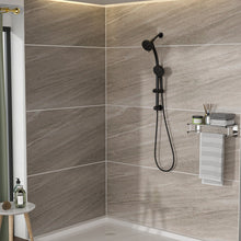 Load image into Gallery viewer, Multi Function Dual Shower Head System With 4.7" Rain Showerhead, 8 Function Hand Shower, Adjustable Slide Bar
