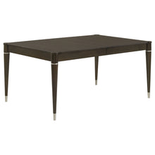 Load image into Gallery viewer, Blakely - Leaf Dining Table With Tapered Legs Accents - Ash Brown
