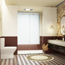 Load image into Gallery viewer, Frameless Single Sliding Soft Close Shower Doors, 5/16" Sgcc Tempered Glass
