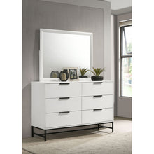 Load image into Gallery viewer, Taraval - 6 Drawer Dresser With Mirror - White
