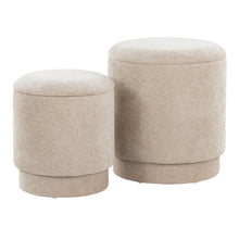 Load image into Gallery viewer, Marla - Upholste Contemporary Ottoman Set
