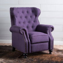 Load image into Gallery viewer, Modern Manual Push Back Recliner Chair
