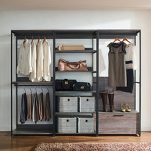 Load image into Gallery viewer, Monica - Walk-In Closet System With Modular Design - Rustic
