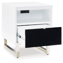 Load image into Gallery viewer, Gardoni - Chair Side End Table - White / Black
